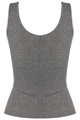 Front Lace Tie Jersey Tops - 4 Colours