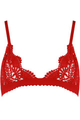 Crochet Scallop Edge Bra