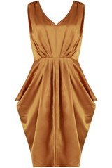 Satin Pleated Tulip Dress - 4 Colours
