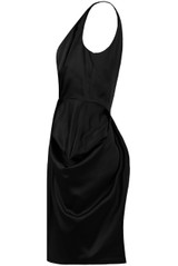 Satin Pleated Tulip Dress - 4 Colours