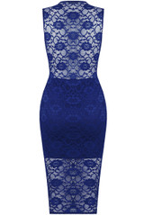 Floral Lace Textured Midi Dress - 7 Colours