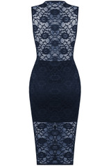 Floral Lace Textured Midi Dress - 7 Colours