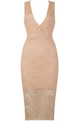 Floral Lace Textured Midi Dress - 7 Colours