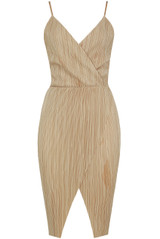 Crinkle Cross Over Bodycon Dress - 6 Colours
