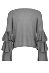 Layered Sleeve Metallic Jumpers - Mix Colours Pack