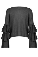 Layered Sleeve Metallic Jumpers - Mix Colours Pack