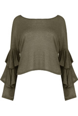 Layered Sleeve Metallic Jumpers - Mix Colours Pack