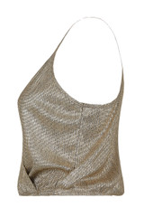 Cross Over Glittered Cami Tops