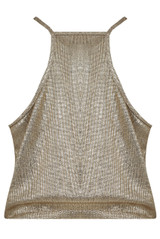 Cross Over Glittered Cami Tops