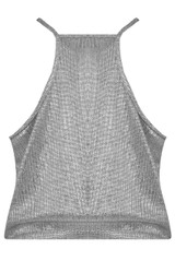 Cross Over Glittered Cami Tops