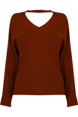 Knitted Front Cut Out Jumpers - Mix Colours Pack
