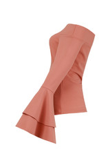 Off the Shoulder Layered Bell Sleeve Tops - 4 Colours