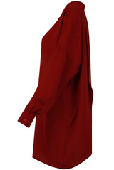 Front Button Up Back Cross Over Shirt Tops - 3 Colours