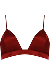 Shiny Satin Bra