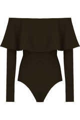 Bardot Frill Bodysuit - 5 Colours