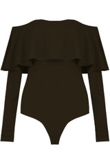 Bardot Frill Bodysuit - 5 Colours
