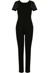 Side Crochet Open Back Jumpsuit - 3 Colours