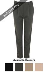 Cropped Tailored Trousers - 4 Colours