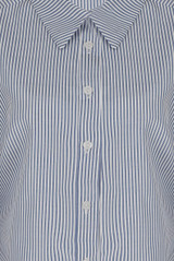 Contrast Stripe Bell Sleeve Shirt Tops - 2 Colours