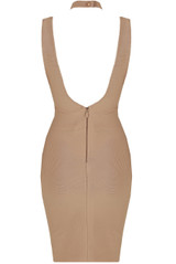 Crossover Choker Neck Bandage Dress  - 3 Colours 