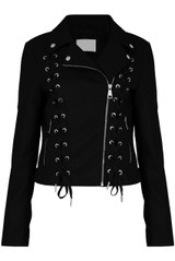 PU Lace Up Biker Jackets - 4 Colours