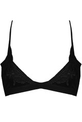 Cross Back Applique Bra