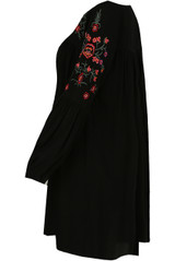 Floral Embroidered Shift Dress -  3 Colours