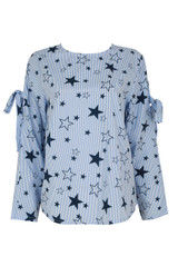 Stripe Star Printed Blouse