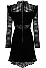 Crochet Lined Back Zip Up Shift Dress - 3 Colours