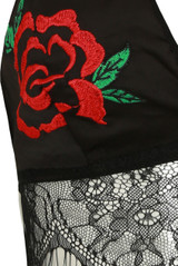 Floral Embroidered Lace Bralet - 2 Colours