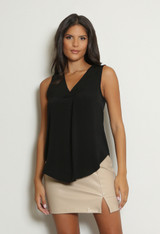 Front Pleat blouse