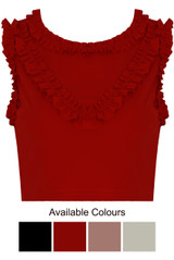 Crochet Frilled Crop Tops - 4 Colours