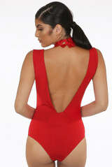 Crochet Open Back Bodysuit - 4 Colours