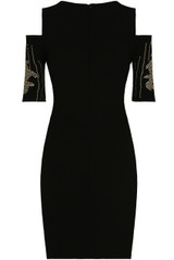 Studded Cold Shoulder Bodycon Dress - 2 Colours