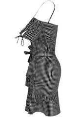 Gingham Front Button Up Shift Dress - 3 Colours
