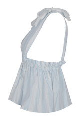 Contrast Striped Tie Up Shoulder Tops - 3 Colours