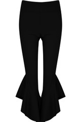 Draped Asymmetric Cigarette Trousers - 3 Colours