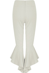 Draped Asymmetric Cigarette Trousers - 3 Colours