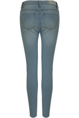 Denim Blue Side Stripe Skinny Jeans