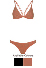 Gold Embellished Bikini
