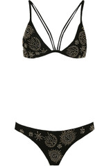 Gold Embellished Bikini