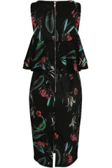 Frilled Floral Printed Midi Dress - 2 Colours