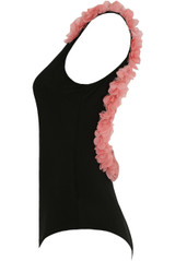 Pink Petal Trim Swimsuit