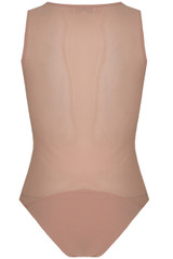 Netted Sleeveless Bodysuit - 3 Colours