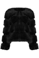 Layered Shaggy Faux Fur Coat - 6 Colours