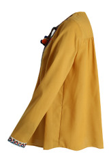 Embroidery Front Tie Up Tops - 4 Colours