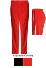 Side Ribbon Trim Trousers - 2 Colours