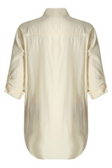 Contrast Floral Embroidered Shirt Tops - 3 Colours