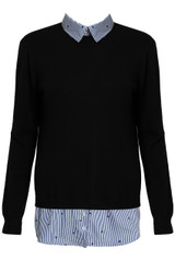 Striped Bib Collar Jumper - Mix Colours Pack