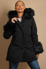 Canvas Parka with Fur Hood & Cuff - 4 Colours Canvas Parka with Fur Hood & Cuff - 4 Colours
